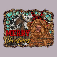 Merry Christmas Highland Cow Vintage Tee | Teevron
