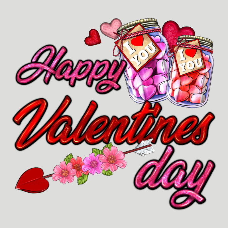 Happy Valentines Day Zipper Hoodie by AdoDesignShop | Teevron