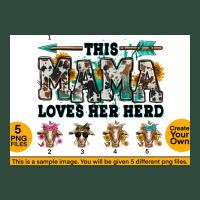 This Mama  Loves Her Herd Goats Zipper Hoodie | Teevron