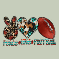 Peace Love Football Classic Tee | Teevron