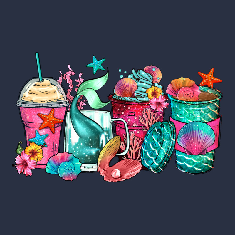 Mermaid Tail Coffee Cups Heavyweight Sweatshirt by Zillion Design Studio | Teevron