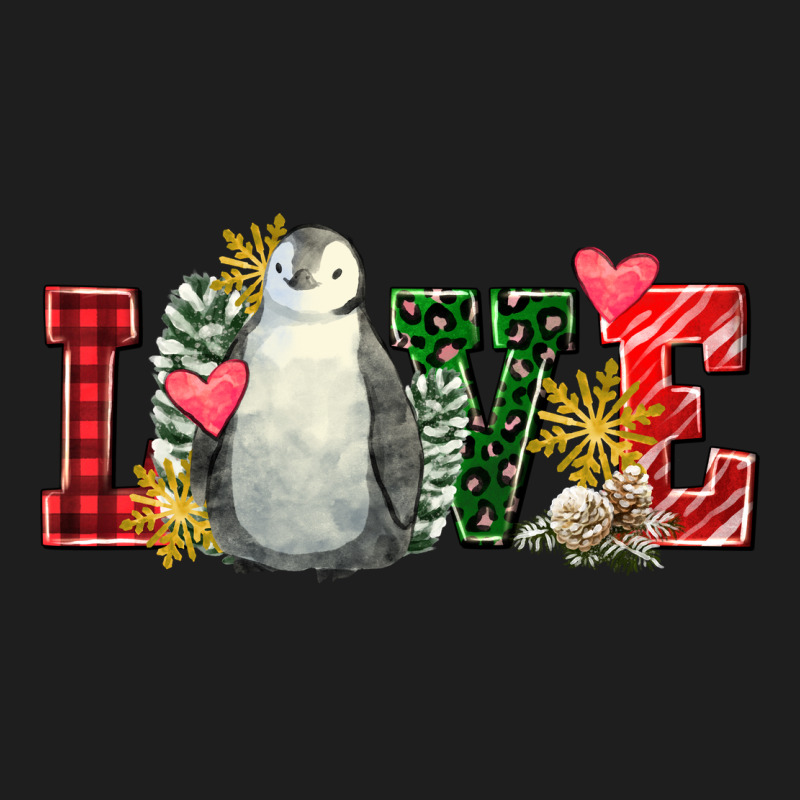 Christmas Penguin Love Classic Tee by FaDigitalArtStudio | Teevron