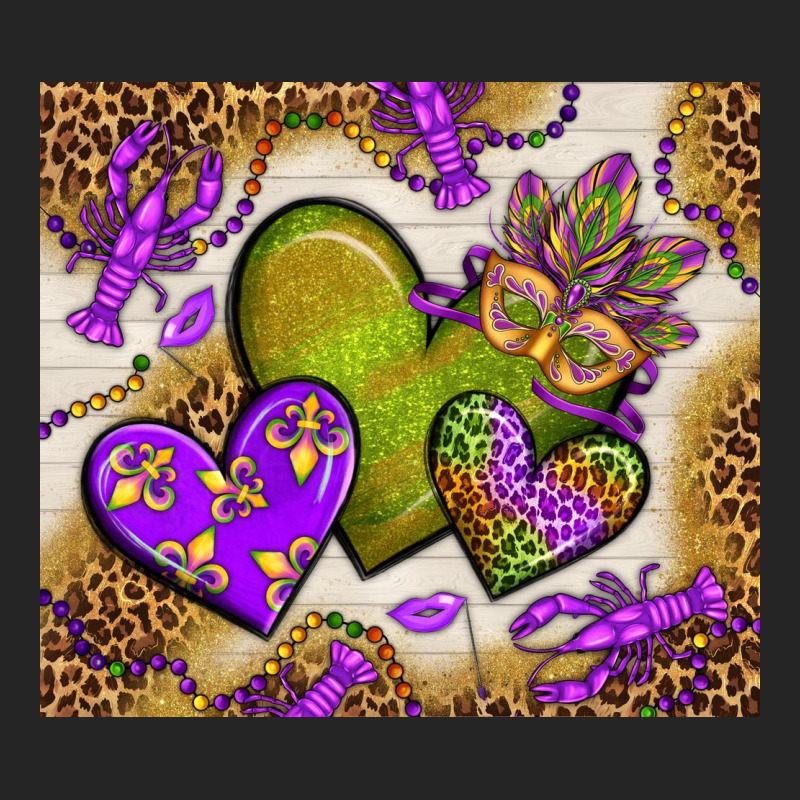 Mardi Gras Hearts Tumbler Bbs Premium Hoodie by BundleAndBundleShop | Teevron
