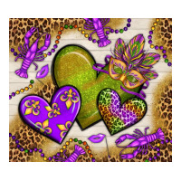 mardi gras hearts tumbler bbs | Teevron