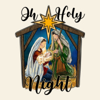 Oh Holy Night Holy Family Vintage Tee | Teevron