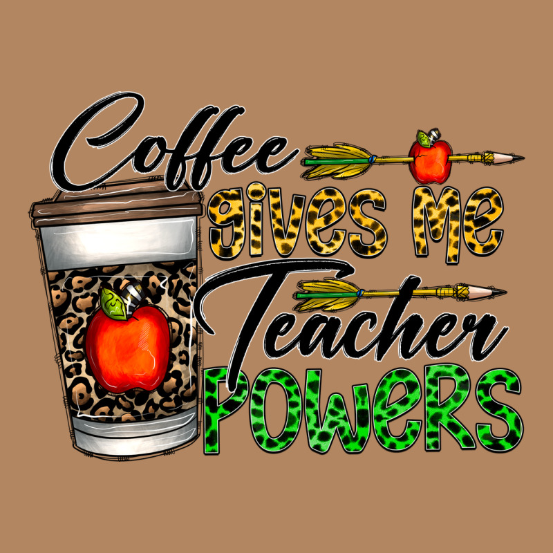 Coffee Gives Me Teacher Powers Long Sleeve Tee by CowhideDigitalArt | Teevron