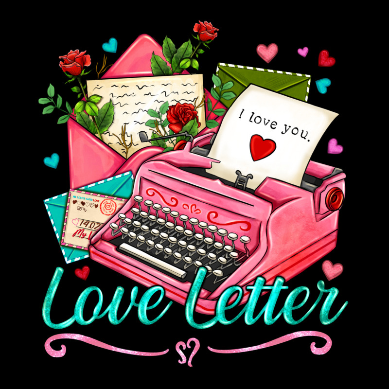 Love Letter With Typewriter Zipper Hoodie by AdoDesignShop | Teevron