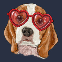 Beagle With Love Glasses Heavyweight Sweatshirt | Teevron