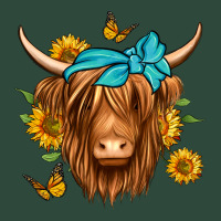 Sunflower Long Haired Cow Zipper Hoodie | Teevron