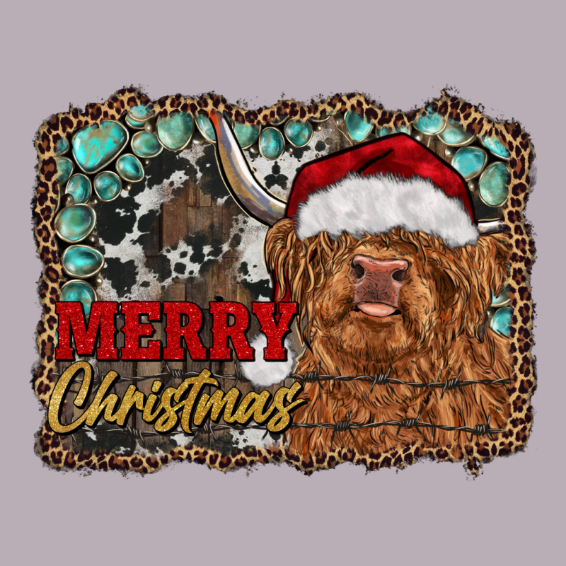 Merry Christmas Highland Cow Vintage Tee by RanaPortraitStore | Teevron