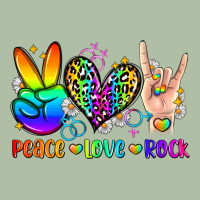 Peace Love Rock Urban Heavy Tee | Teevron