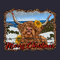 Merry Christmas Highland Cow With Farm Vintage Tee | Teevron
