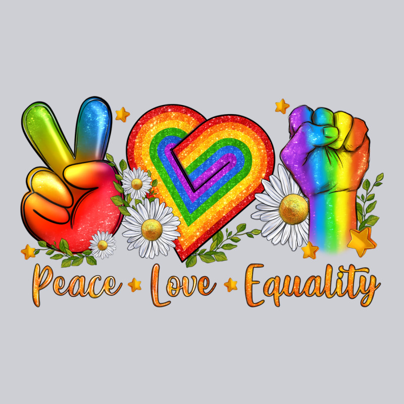 Peace Love Equality Heavyweight Sweatshirt by texasbilliewilder | Teevron