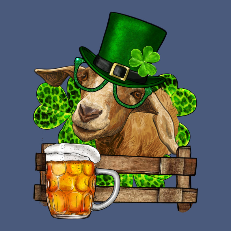 St. Patrick's Day Goat And Beer Vintage Hoodie by RanaPortraitStore | Teevron