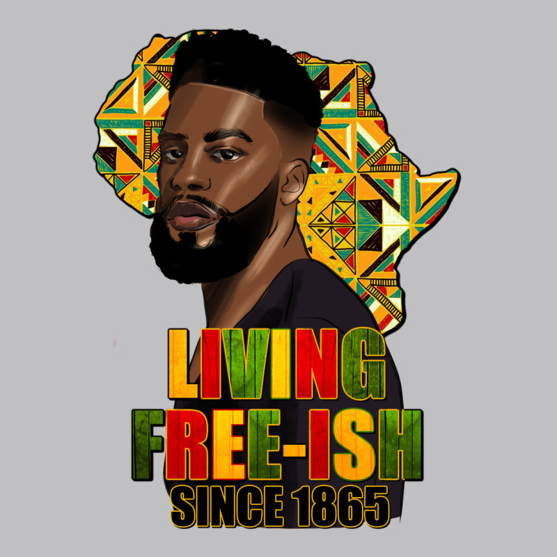 Juneteenth Living Freeish Since 1865 Long Sleeve Tee by HRA Design Shop | Teevron