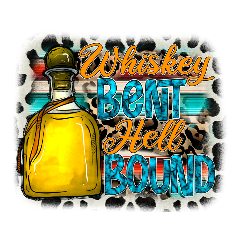 Whiskey Bent Hell Bound Classic Tee by CowhideDigitalArt | Teevron