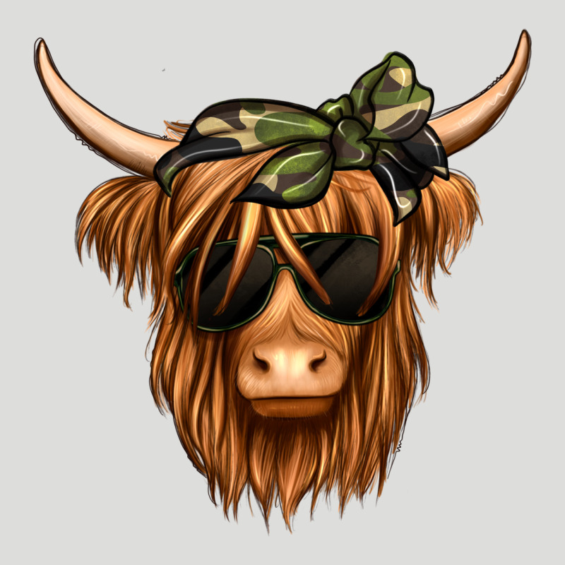 Camouflage Long Haired Cow Zipper Hoodie by Jasminsmagicworld | Teevron
