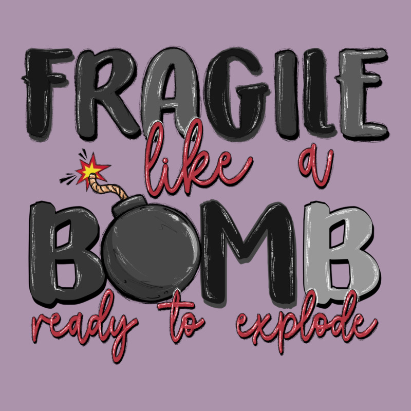 Fragile Like A Bomb Ready To Explode Heavyweight Hoodie by MaliasSmallBusiness | Teevron