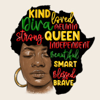 Black Woman Africa Silhouette Premium Sweatshirt | Teevron