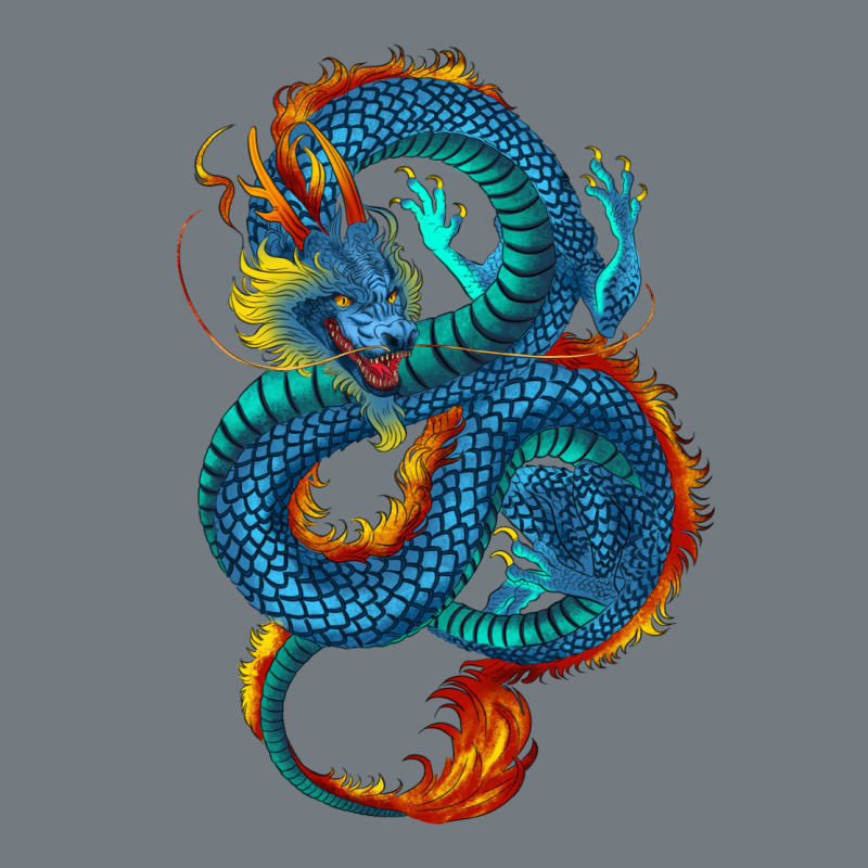 Blue Dragon Heavyweight Sweatshirt by RanaPortraitStore | Teevron