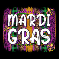 Mardi Gras Fleur De Lis Brush Stroke Premium Tee | Teevron