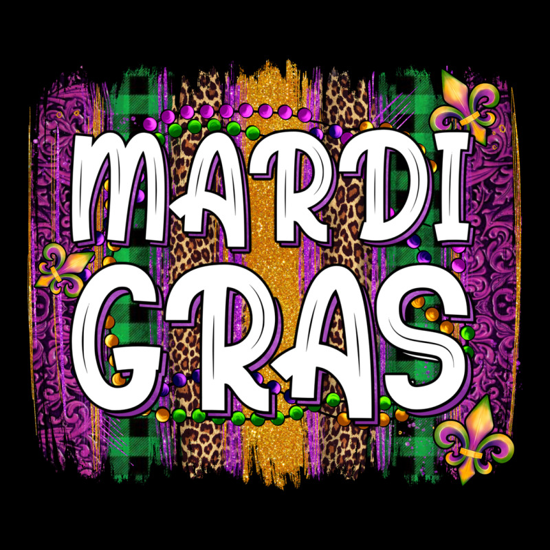 Mardi Gras Fleur De Lis Brush Stroke Premium Tee by Artiststas | Teevron