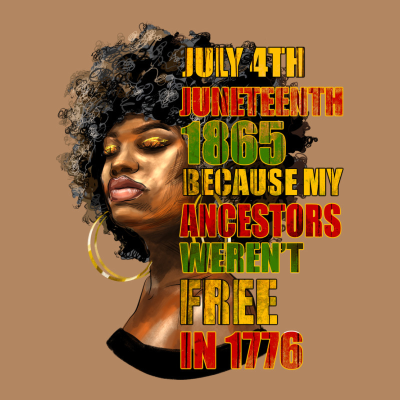 Juneteenth 1885 Because My Ancestors Weren't Free In 1776 Black Woman Long Sleeve Tee by HRA Design Shop | Teevron
