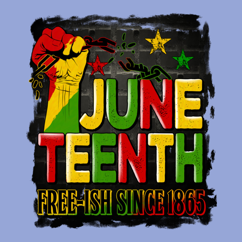 Juneteenth Fist Free Ish Since 1865 With Background Classic Tee by HRA Design Shop | Teevron