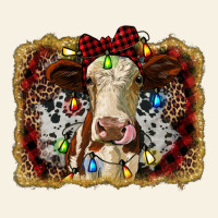 Heifer Cow Christmas Western Background Vintage Tee | Teevron