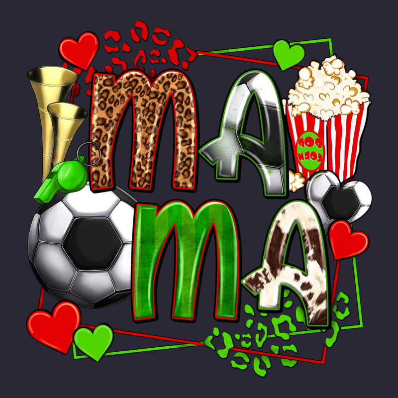 Mama Soccer With Popcorn Vintage Tee by texasbilliewilder | Teevron