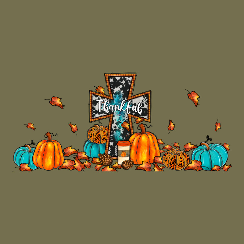 Thankful Cross Pumpkin Vintage Hoodie by JahusDesignShop | Teevron