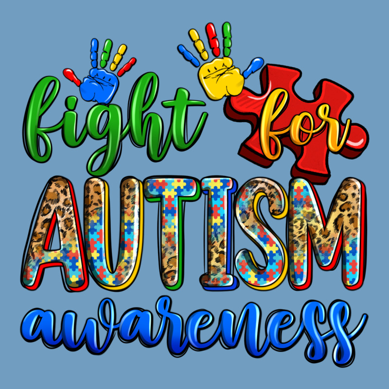 Fight For Autism Awareness Urban Heavy Tee by Zillion Design Studio | Teevron