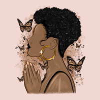 Black Woman Praying Premium Sweatshirt | Teevron