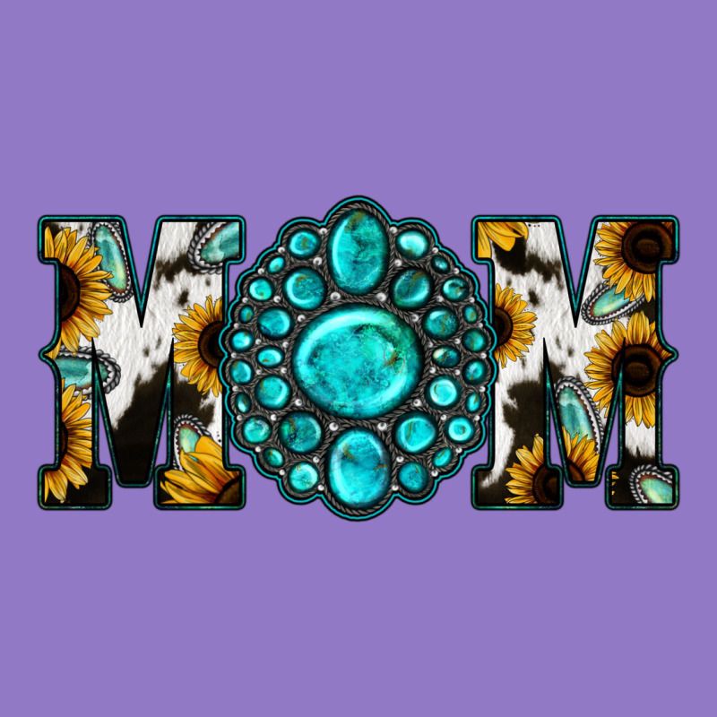 Sunflower Turquoise Gemstone Cowhide Mom Urban Hoodie by Bettercallsaul | Teevron
