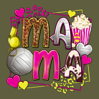 Mama Volleyball With Popcorn Vintage Tee | Teevron