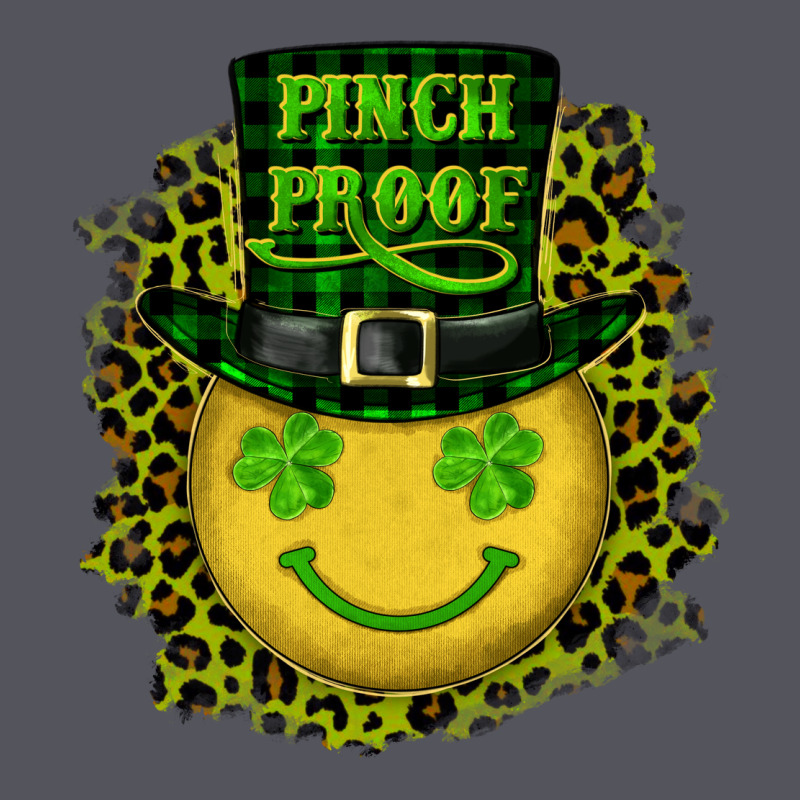 St. Patrick's Day Pinch Proof Lucky Face Vintage Hoodie by RanaPortraitStore | Teevron