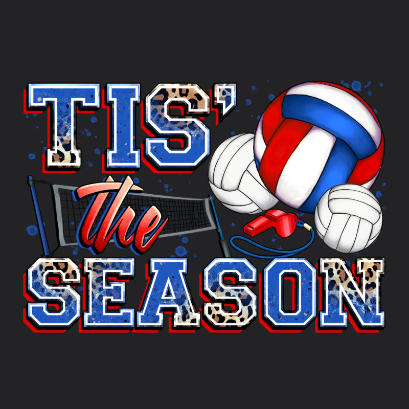Tis' The Season Volleyball Vintage Tee by Zillion Design Studio | Teevron