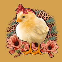 Chick With Flowers Leopard Background Urban Hoodie | Teevron