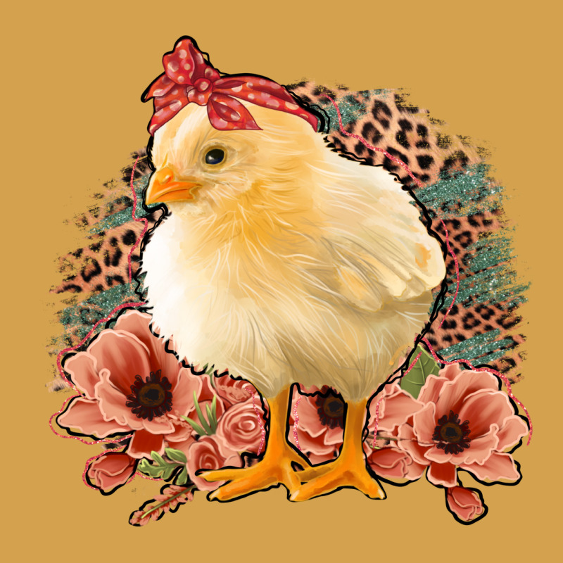 Chick With Flowers Leopard Background Urban Hoodie by Bettercallsaul | Teevron