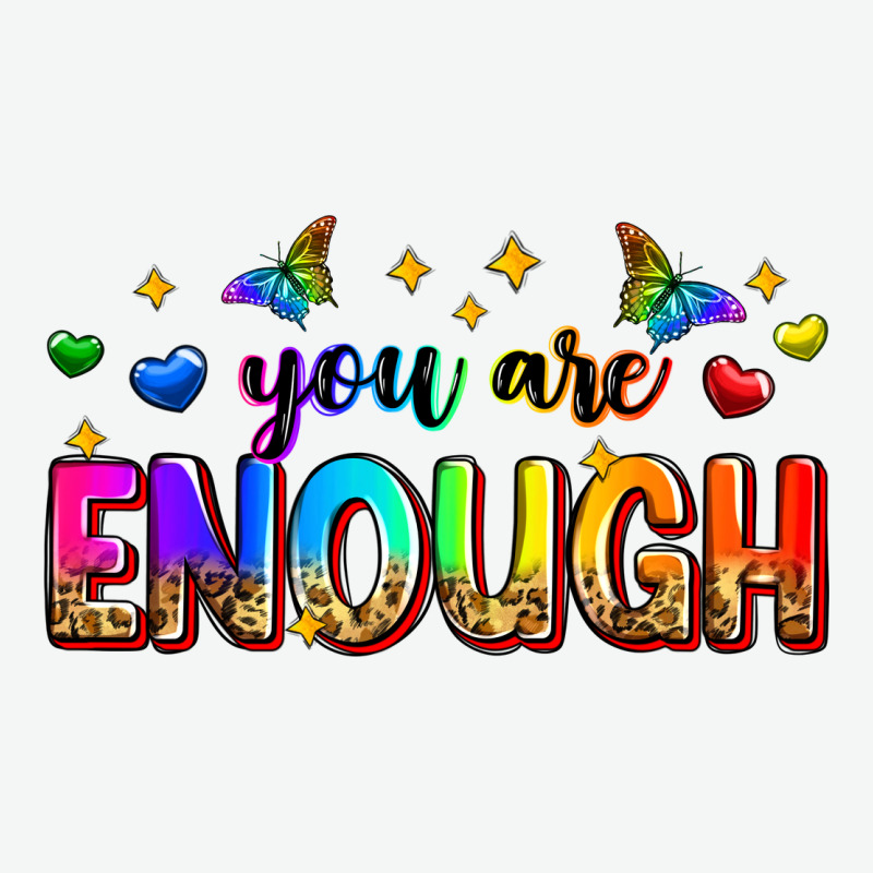 You Are Enough Urban Heavy Tee by Zillion Design Studio | Teevron
