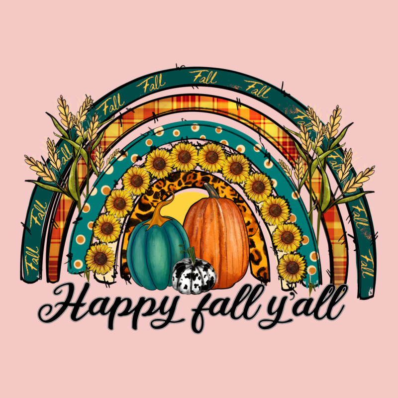 Happy Fall Y'all Rainbow Urban Heavy Tee by RanaPortraitStore | Teevron