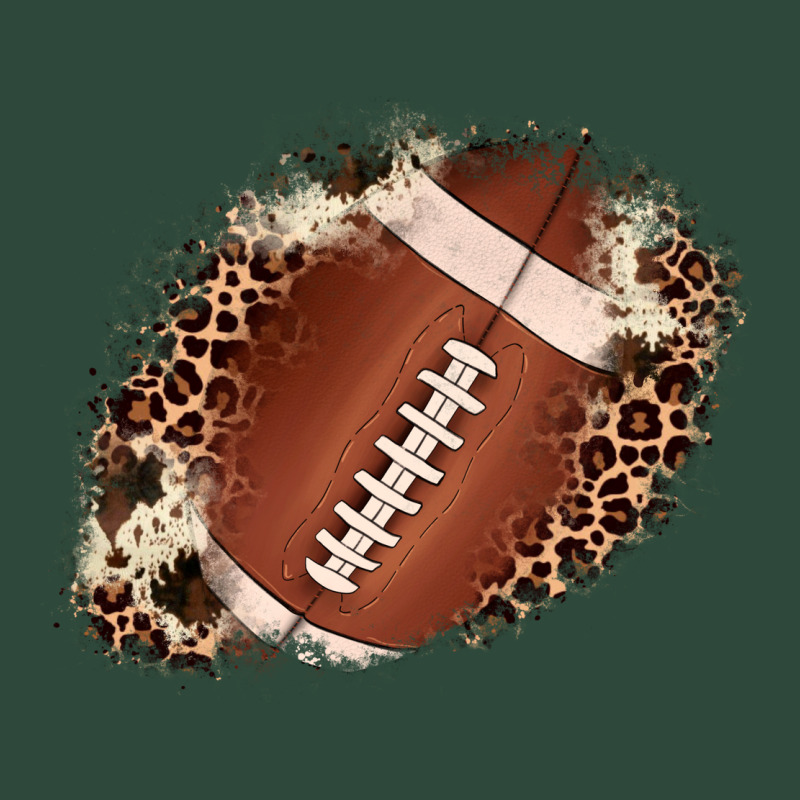 Football Cowhide Leopard Patch Zipper Hoodie by JahusDesignShop | Teevron