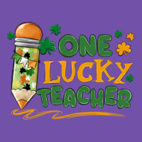 One Lucky Teacher Premium Sweatshirt | Teevron