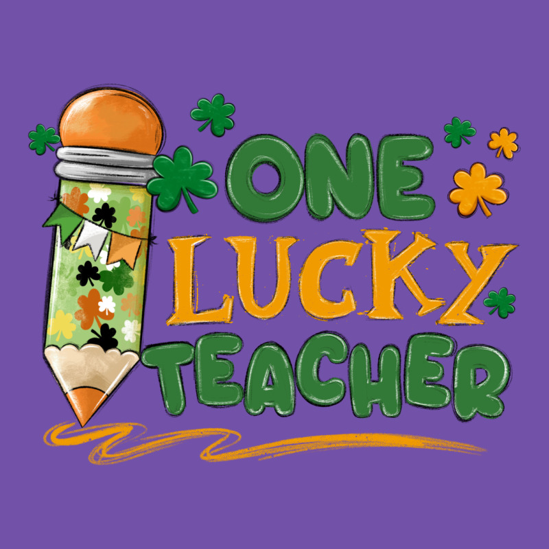 One Lucky Teacher Premium Sweatshirt by MaliasSmallBusiness | Teevron