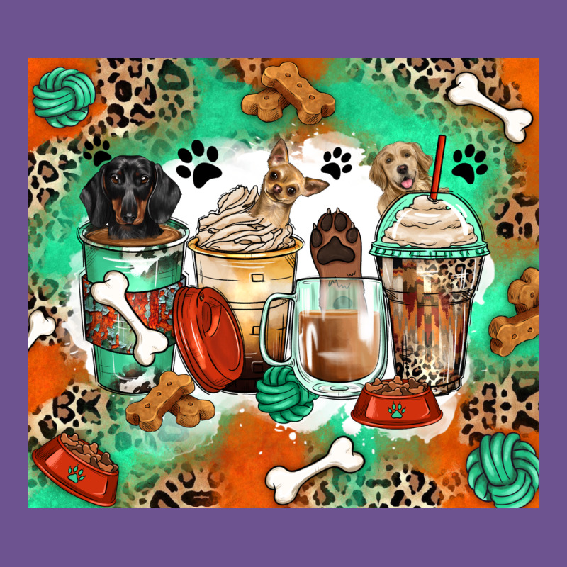 Dog Coffee Cups Vintage Tee by Zillion Design Studio | Teevron