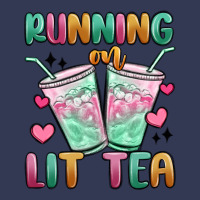 Running On Lit Tea Heavyweight Hoodie | Teevron