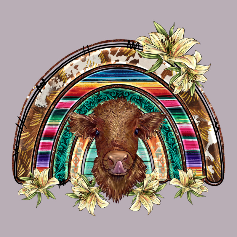 Scottish Calf Rainbow Vintage Tee by BarkalooDesign | Teevron