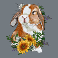 Bunny With Sunflowers Heavyweight Sweatshirt | Teevron