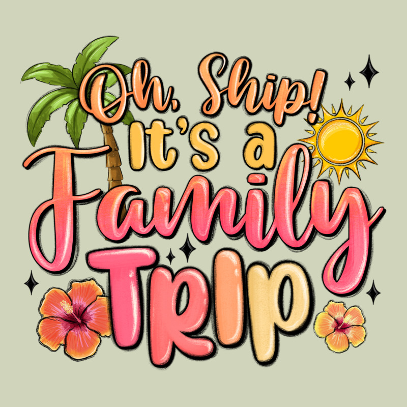 Oh Ship Its A Family Trip Summer Vacation Heavyweight Hoodie by MaliasSmallBusiness | Teevron