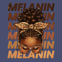 Melanin Afro Messy Bun Vintage Tee | Teevron